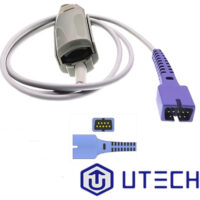 สายวัดออกซิเจนสำหรับผู้ใหญ่ Nellcor 9 Pin